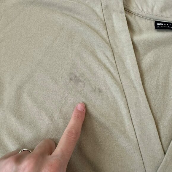 Asos Design Moss Green Button-Up V-Neck Sleeveless Vest Casual Cotton Men's S - Picture 2 of 8